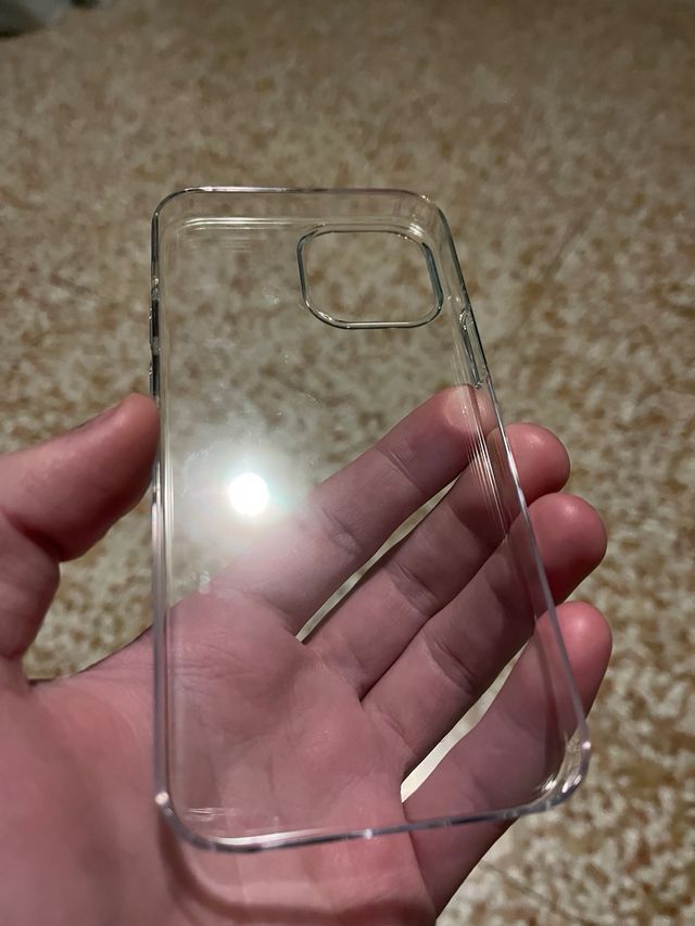 Cover Custodia iPhone 13 Mini Trasparente Rigida