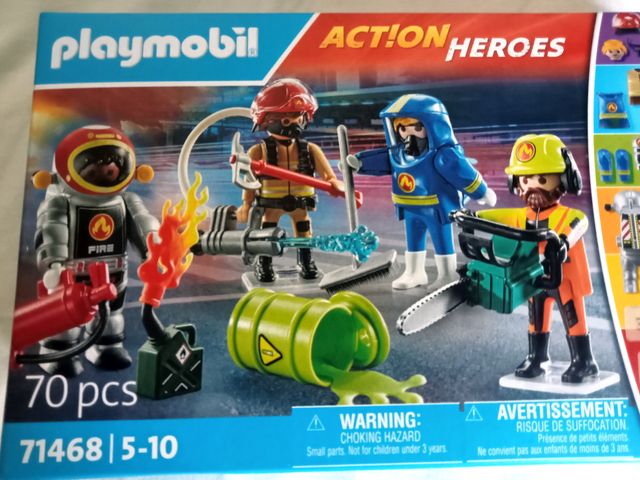 Conjunto de Heróis de Ação da Famobil Playmobil (Novo)