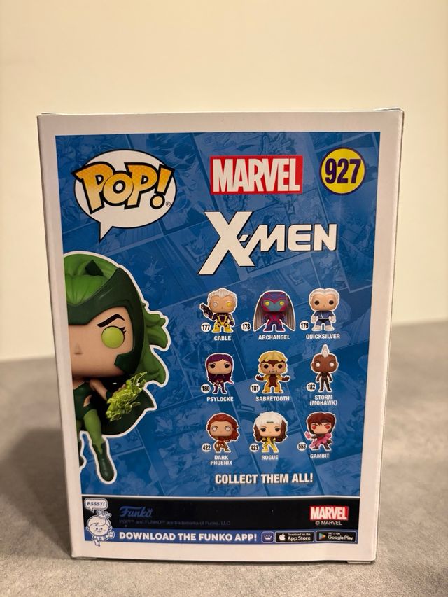 Funko pop 927 x-men Polaris Glows in the dark.