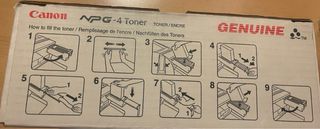 Toner canon NPG-4