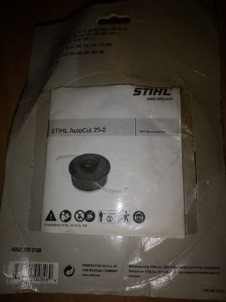 Cabeza de desbrozadora stihl tengo 2 las dos 35