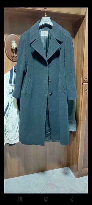 Cappotto lungo grigio scuro