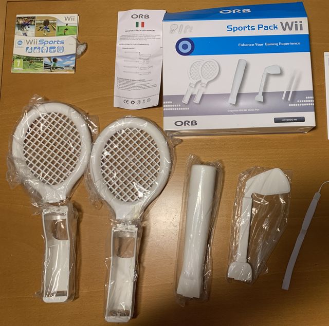 Console Nintendo Wii nera con accessori vari