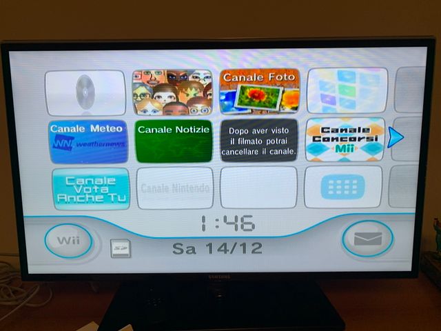 Console Nintendo Wii nera con accessori vari