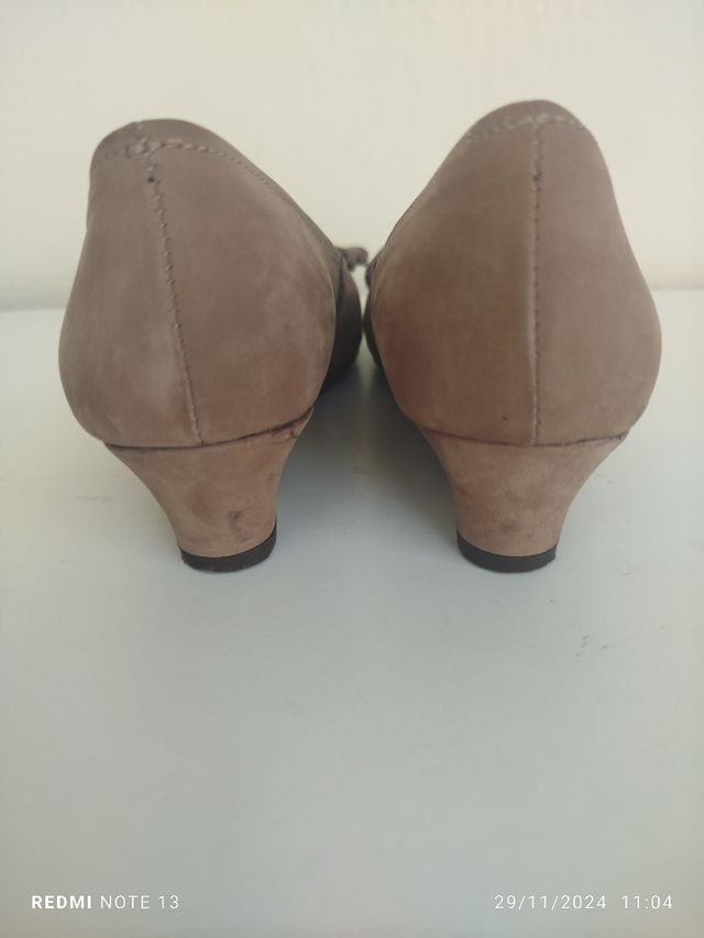 Manoletinas con cuña