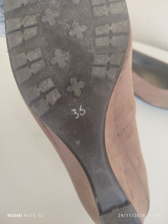 Manoletinas con cuña