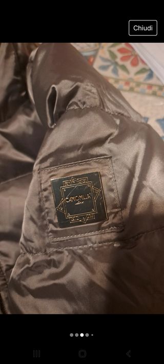 Piumino nuovo Camomilla taglia 42