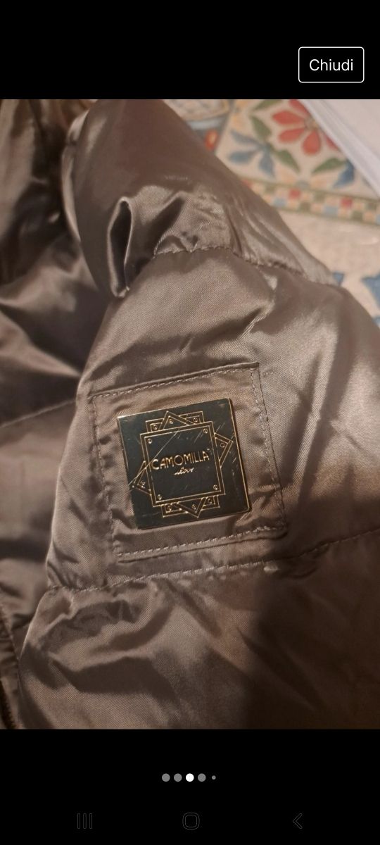 Piumino nuovo Camomilla taglia 42