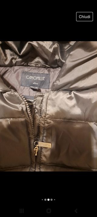 Piumino nuovo Camomilla taglia 42