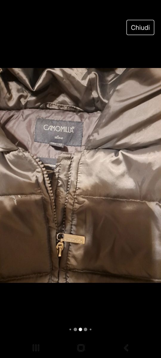 Piumino nuovo Camomilla taglia 42