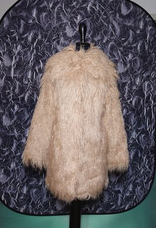 Giaccone, pelliccia sintetica