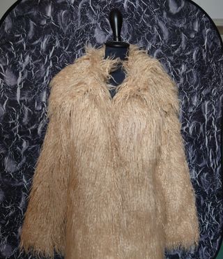 Giaccone, pelliccia sintetica