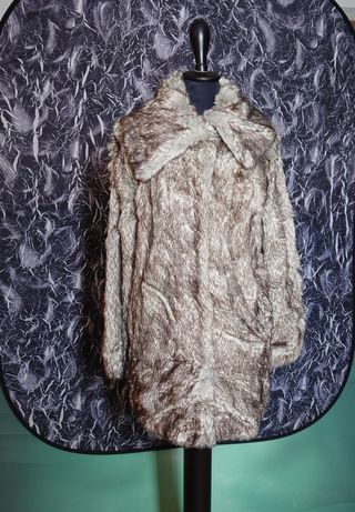 Giaccone, pelliccia sintetica