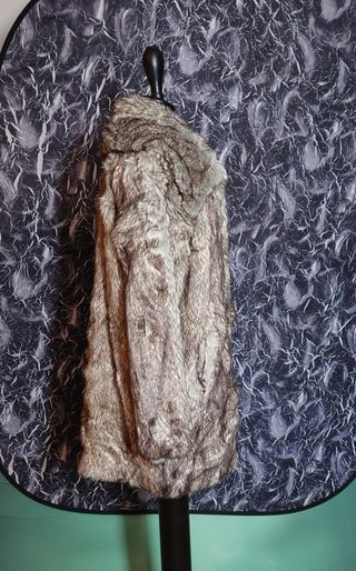 Giaccone, pelliccia sintetica