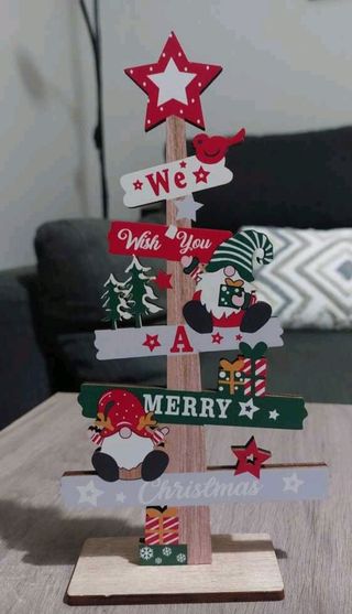 Árbol de madera de navidad