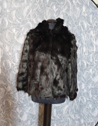 Giaccone con cappuccio, pelliccia