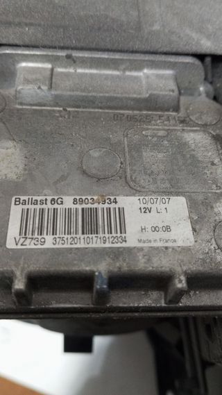 89034934 balasto xenon Renault laguna III 2007
