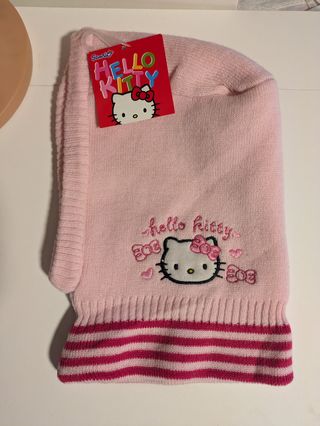 Gorro Hello Kitty rosa 🩷 coquette Sanrio