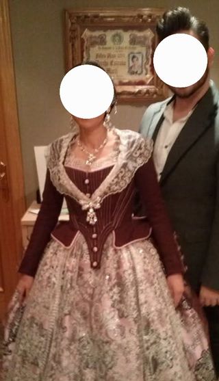 TRAJE FALLERA SIGLO XVIII 