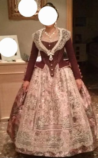 TRAJE FALLERA SIGLO XVIII 
