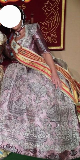 TRAJE FALLERA SIGLO XVIII 