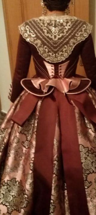 TRAJE FALLERA SIGLO XVIII 