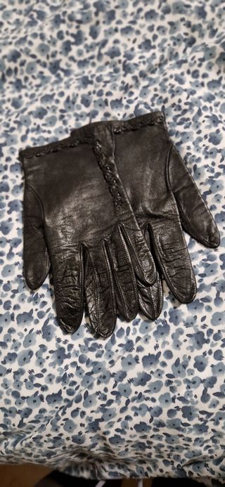 Guantes piel mujer