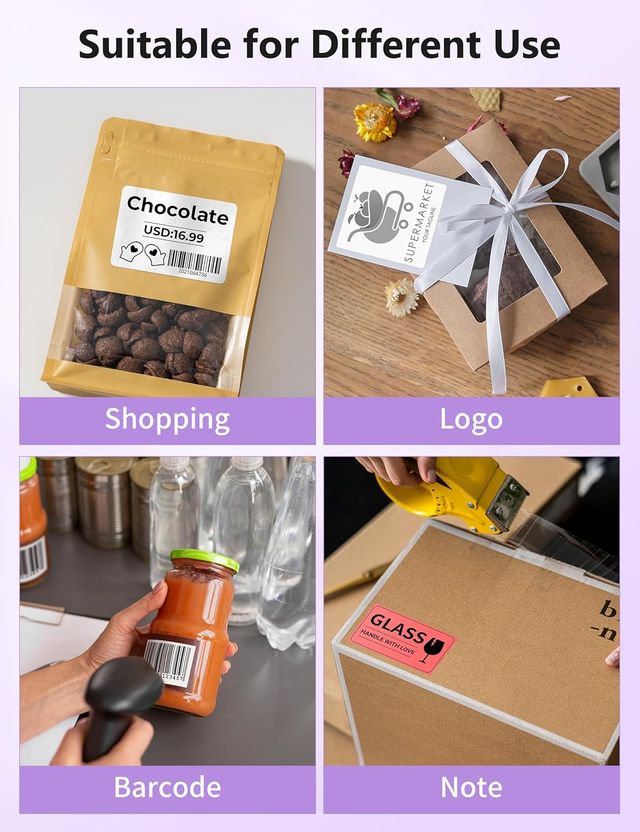 IMPRESORA TÉRMICA CON ETIQUETAS AUTOADHESIVAS