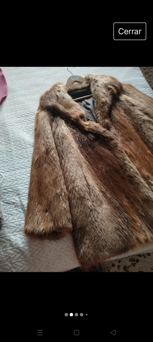 Abrigo piel 