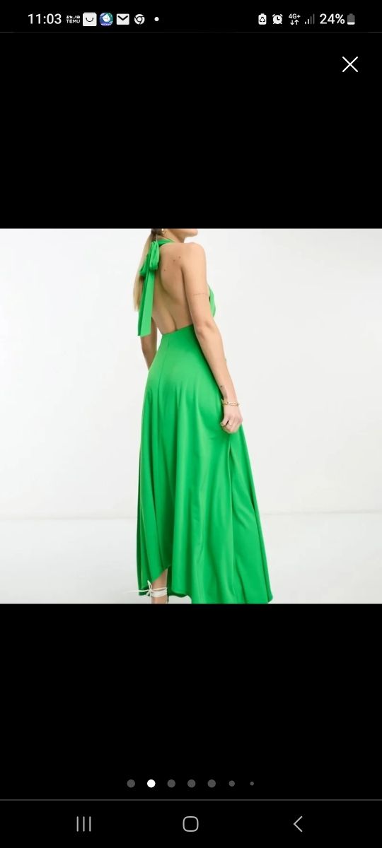 Vestido asos t36
