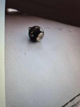 Reloj de collar de colgante antiguo cuerda