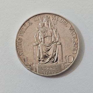 Stato del Vaticano Pio XI 10 Lire 1930
