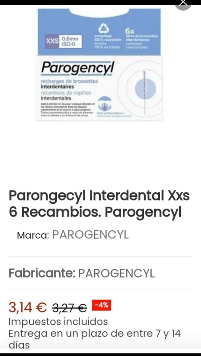 Parogencyl Recambios