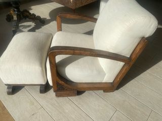 Butaca con reposapies