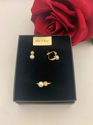 Conjunto de comunión de Oro 18Kl