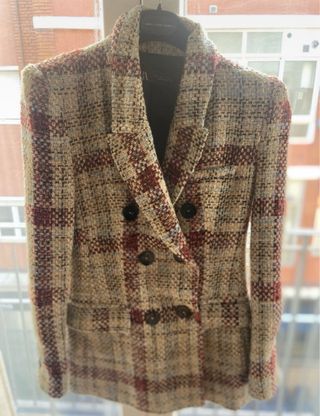 Americana tweed talla S 