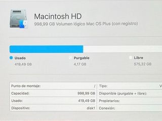 i Mac Apple Retina 5K, 27 pulgadas