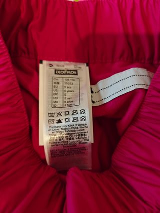 Pantaloni neve Decathlon bambina