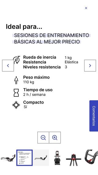 Maquina remo plegable 