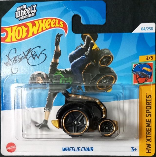 Hot Wheels Wheelie Chair Aaron Wheelz