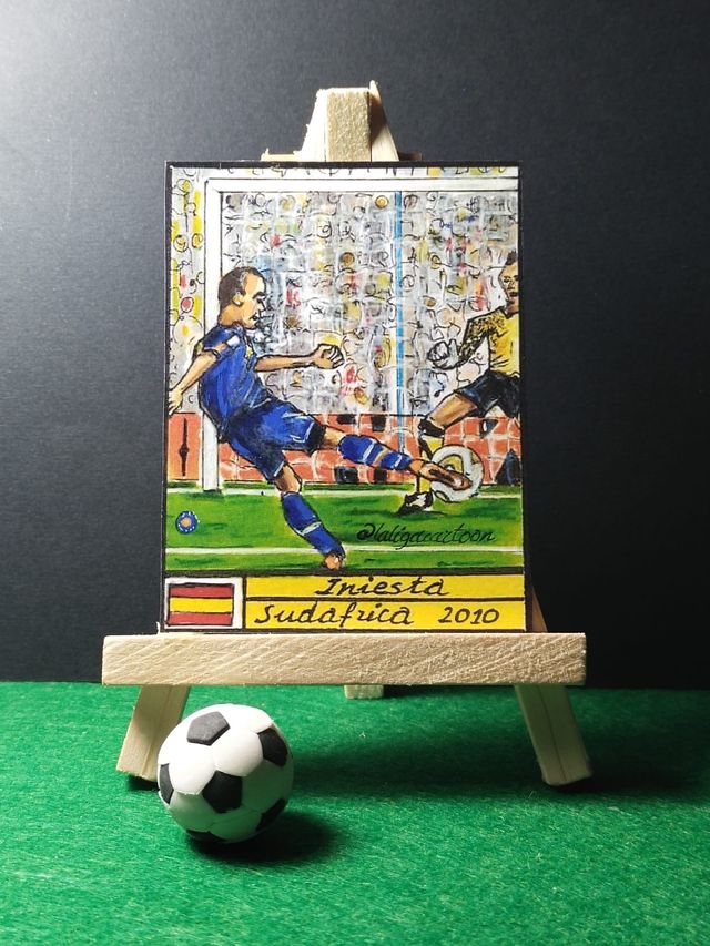 Cromo Iniesta España