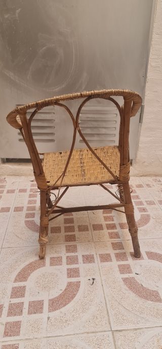 Silla de mimbre