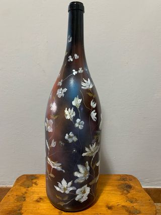 Bottiglia dipinta a mano