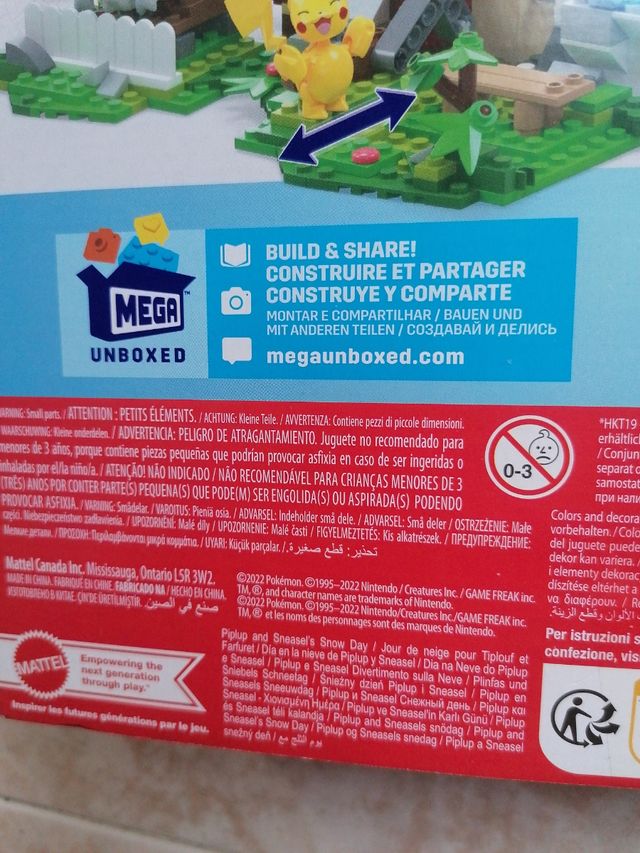 Nuovo, Pokemon, MEGA+7, 183 pezzi