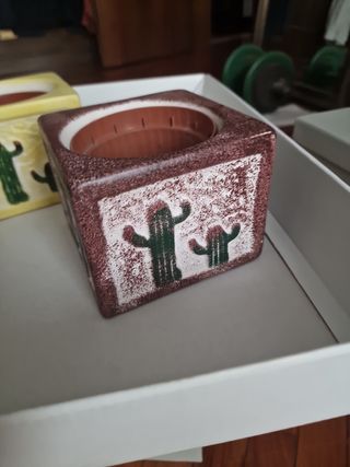 Coppia vasi Messico nuovi in ceramica