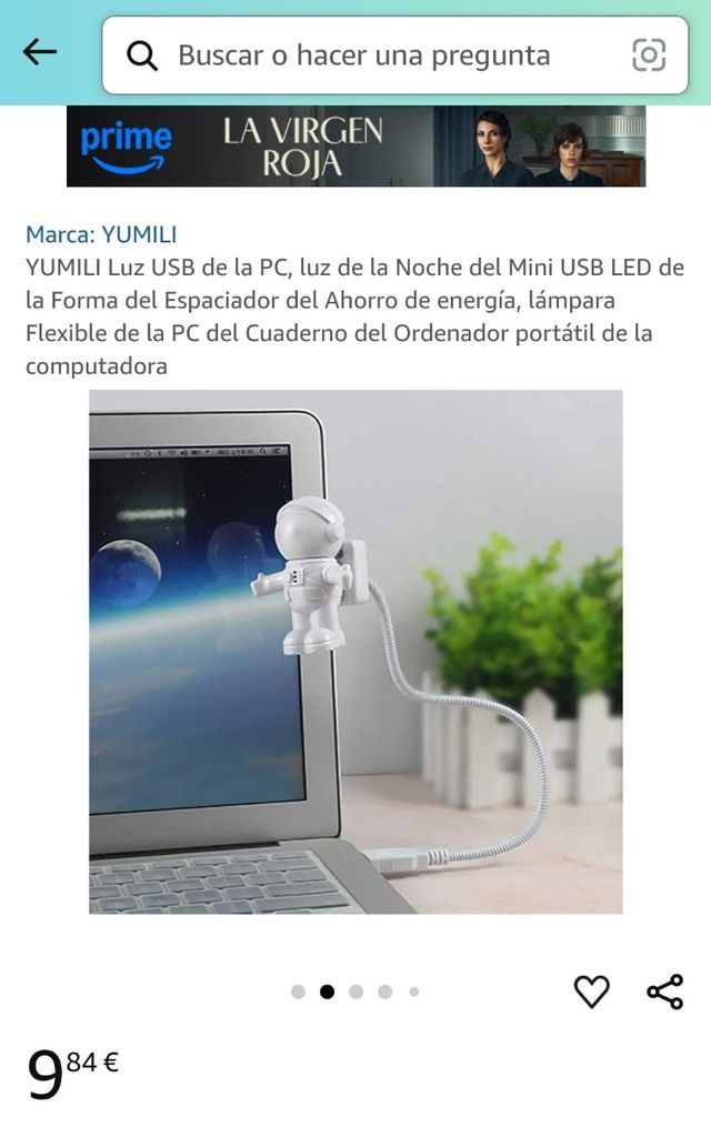 LUZ LED ASTRONAUTA