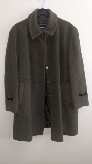 Abrigo tipo LODEN en LANA y MOHAIR