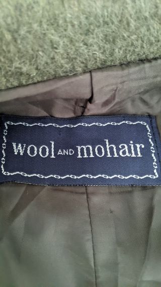 Abrigo tipo LODEN en LANA y MOHAIR