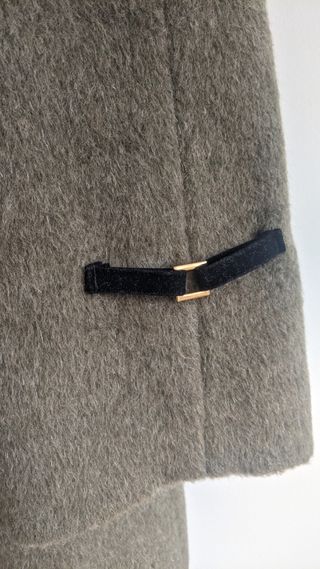 Abrigo tipo LODEN en LANA y MOHAIR