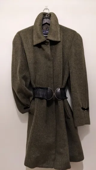 Abrigo tipo LODEN en LANA y MOHAIR